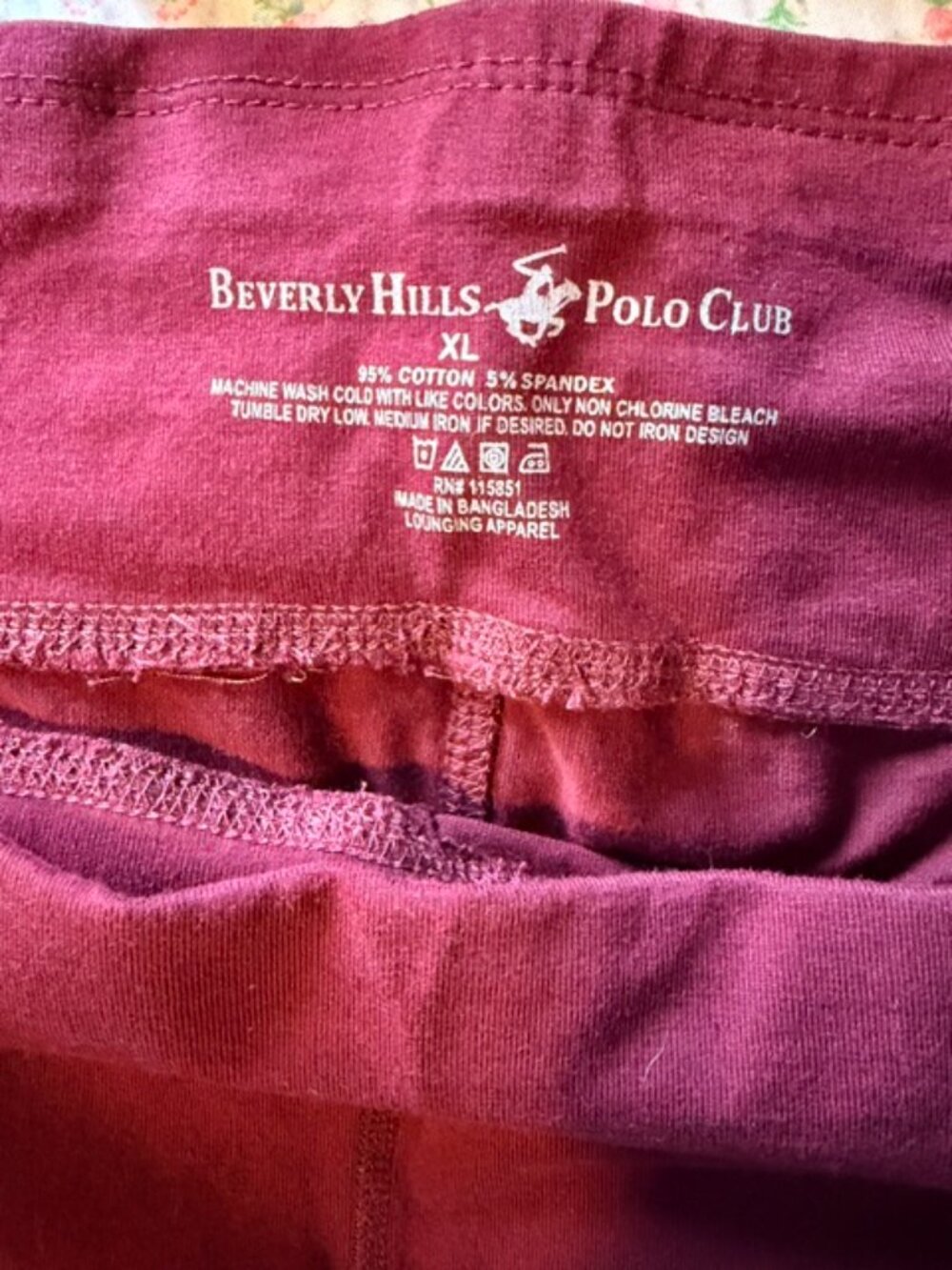 Beverly Hills Polo Club Biker Shorts - Picture 3 of 3